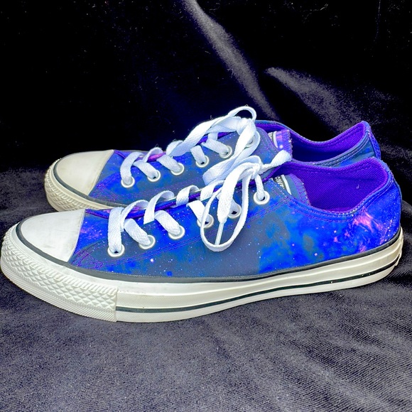 CONVERSE ALL STAR PURPLE CELESTIAL LOW TOP SNEAKERS - 9 - NIB ! ππβ¨ - Picture 4 of 9